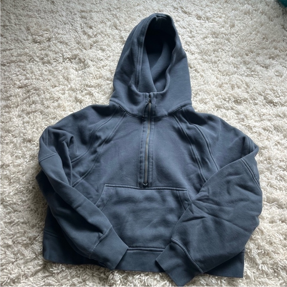Gray Hooded Lululemon  Sweatshirt